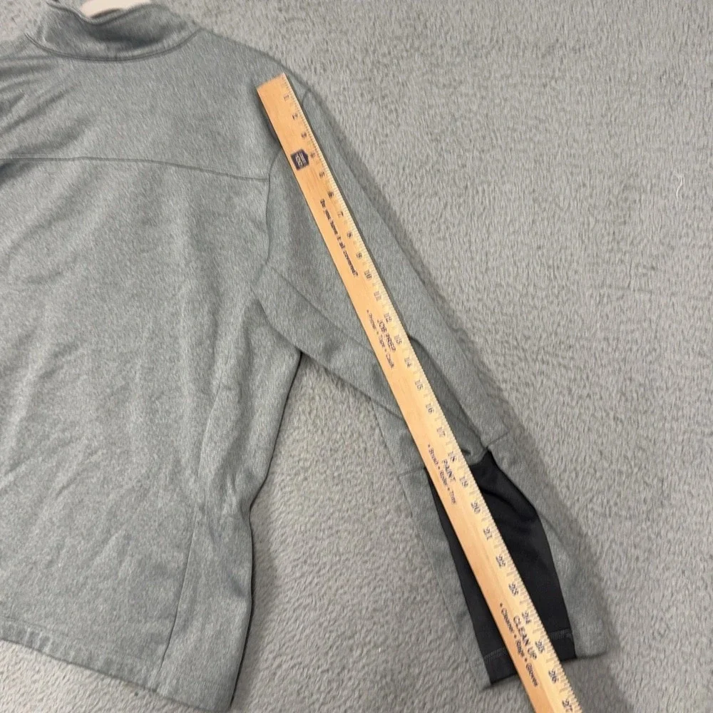 The North Face Pullover Mens XL Gray 1/4 Zip Chest Pocket‎ Fleece Hiking Top